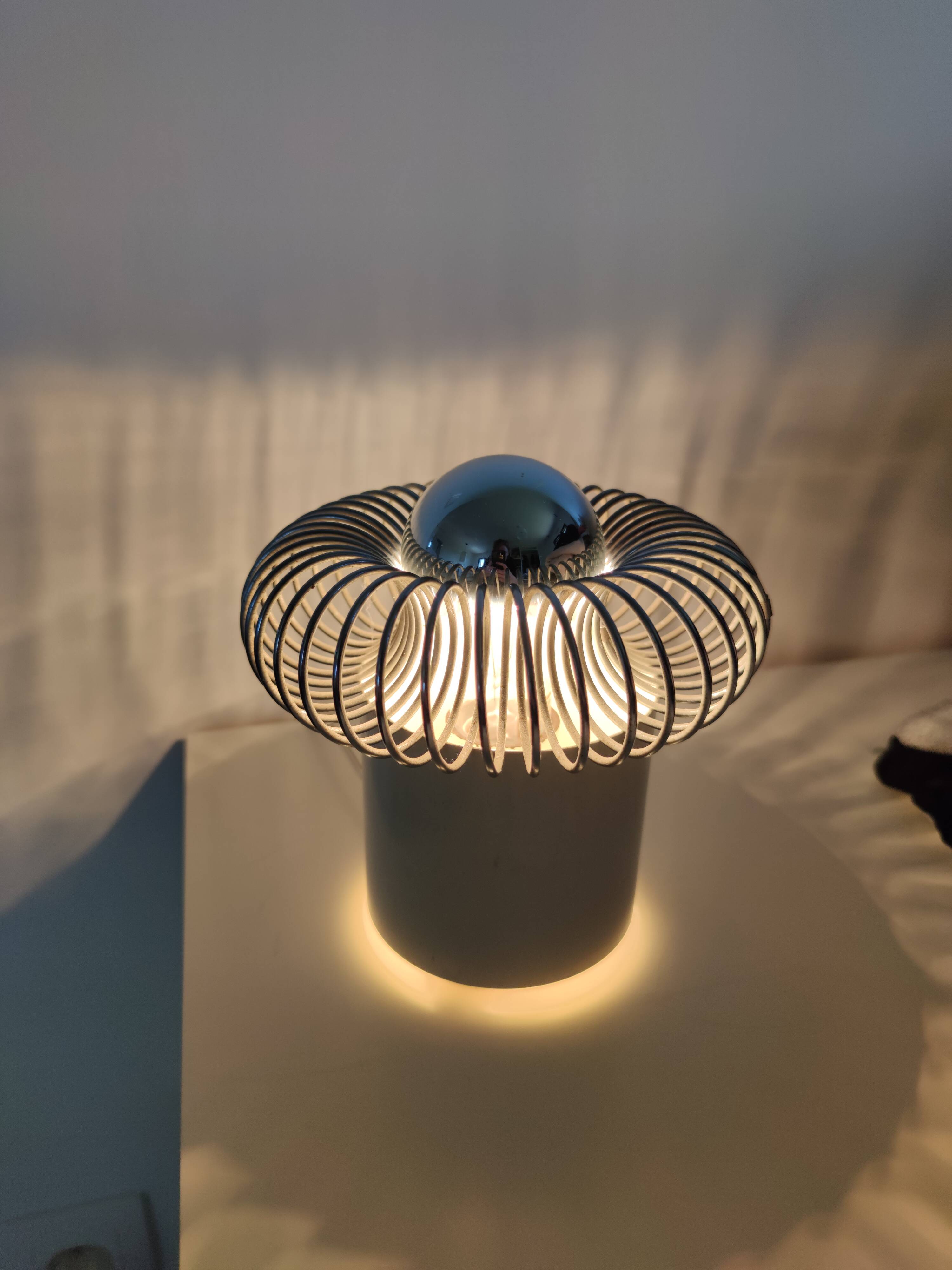 Vintage spiral lamp