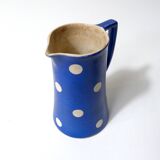 antique Longchamp style ceramic pitcher