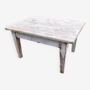 Table basse rustique belle patine