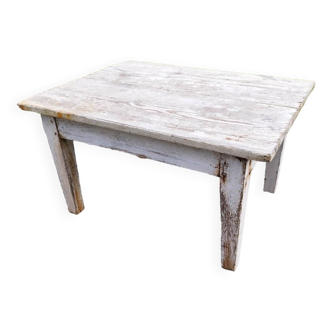 Table basse rustique belle patine