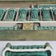 Box of 12 knife rests Digoin Sarreguemines France
