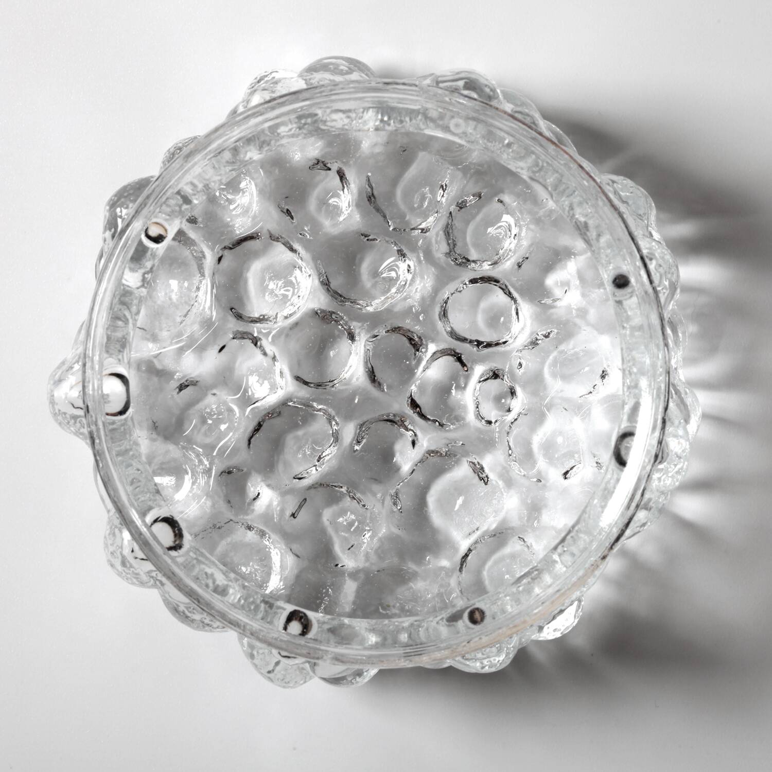 Vintage Pressed Glass Bowl / Vladislav Urban Design / Czech Republic / 1968