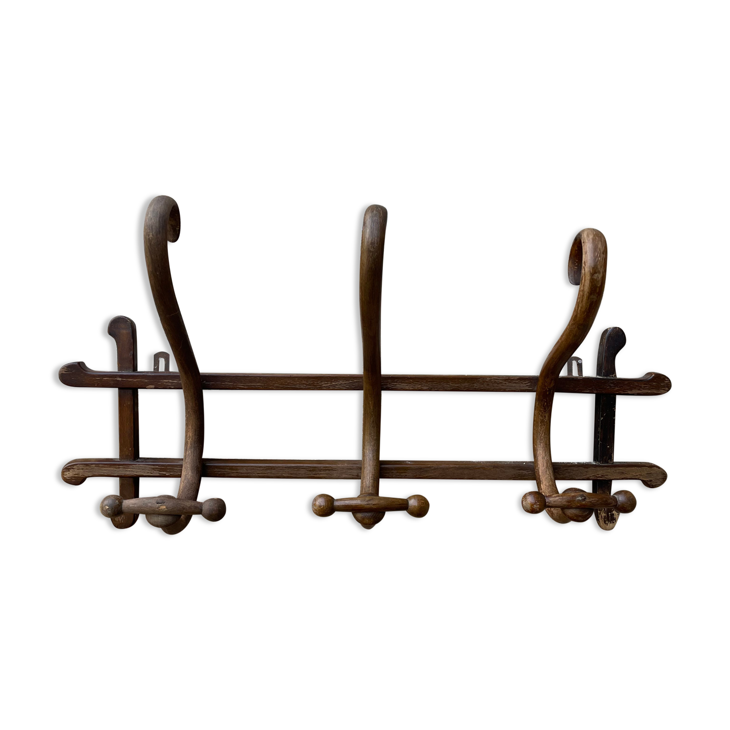 Porte-manteau mural Thonet fin XIXème