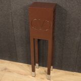 Lacquered wood side table