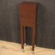 Lacquered wood side table