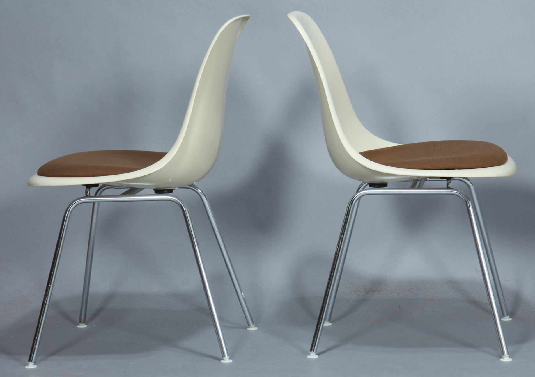 Series of 6 Eames chairs model DSX. Herman Miller edition