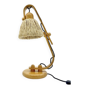 Lampe articulée en bois