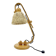 Lampe articulée en bois et corde, années 70