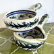 Keraluc frying pans, 2 vintage ceramic bowls from the 1970s.