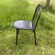 Chaise noire de Robert Mallet Stevens édition Putman années 80