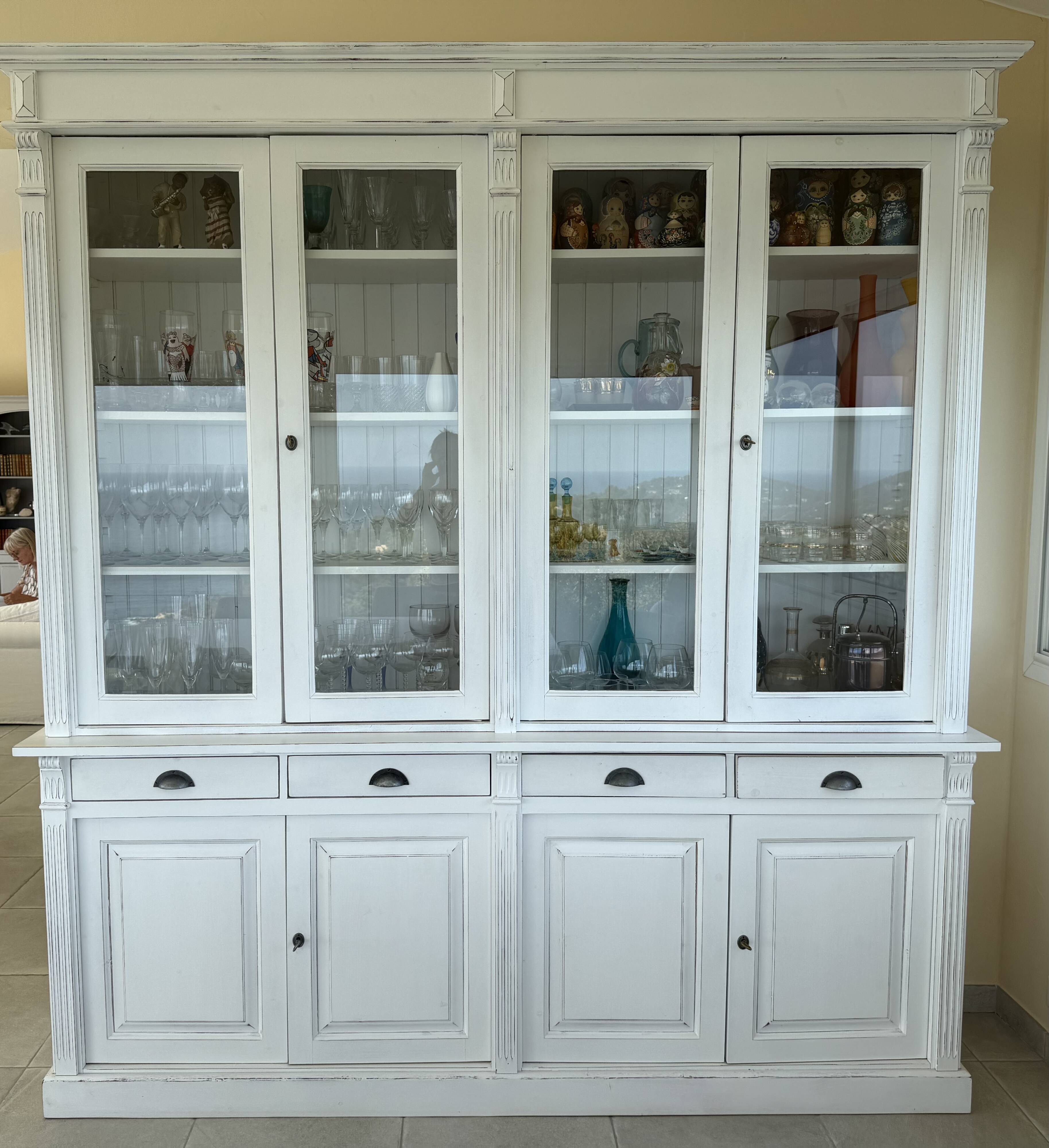 Large white sideboard