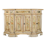Hand-painted Venetian-style sideboard, mid-20th century