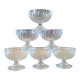 6 coupes à glace en verre transparent Luminarc