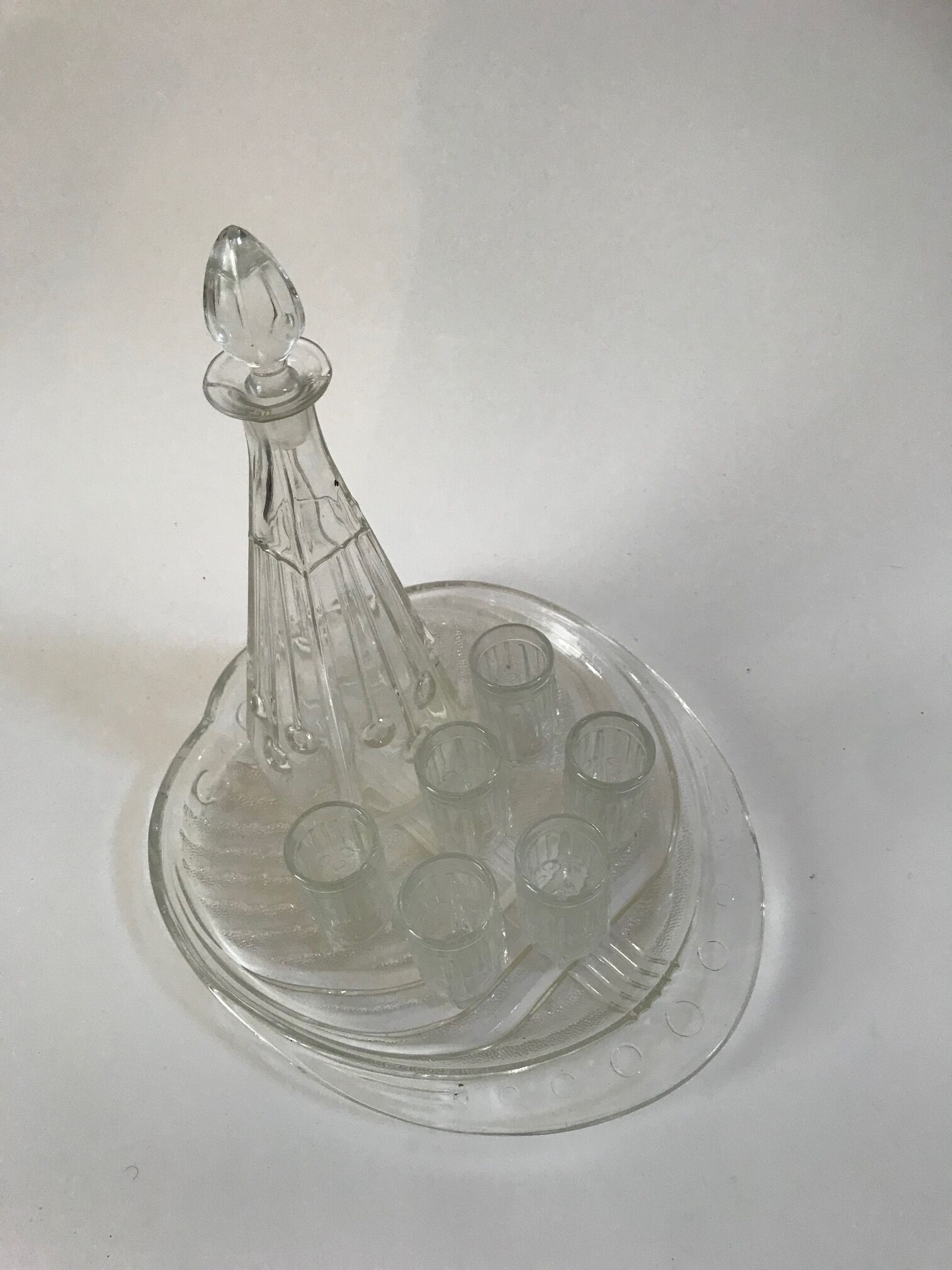 Art Nouveau liqueur service