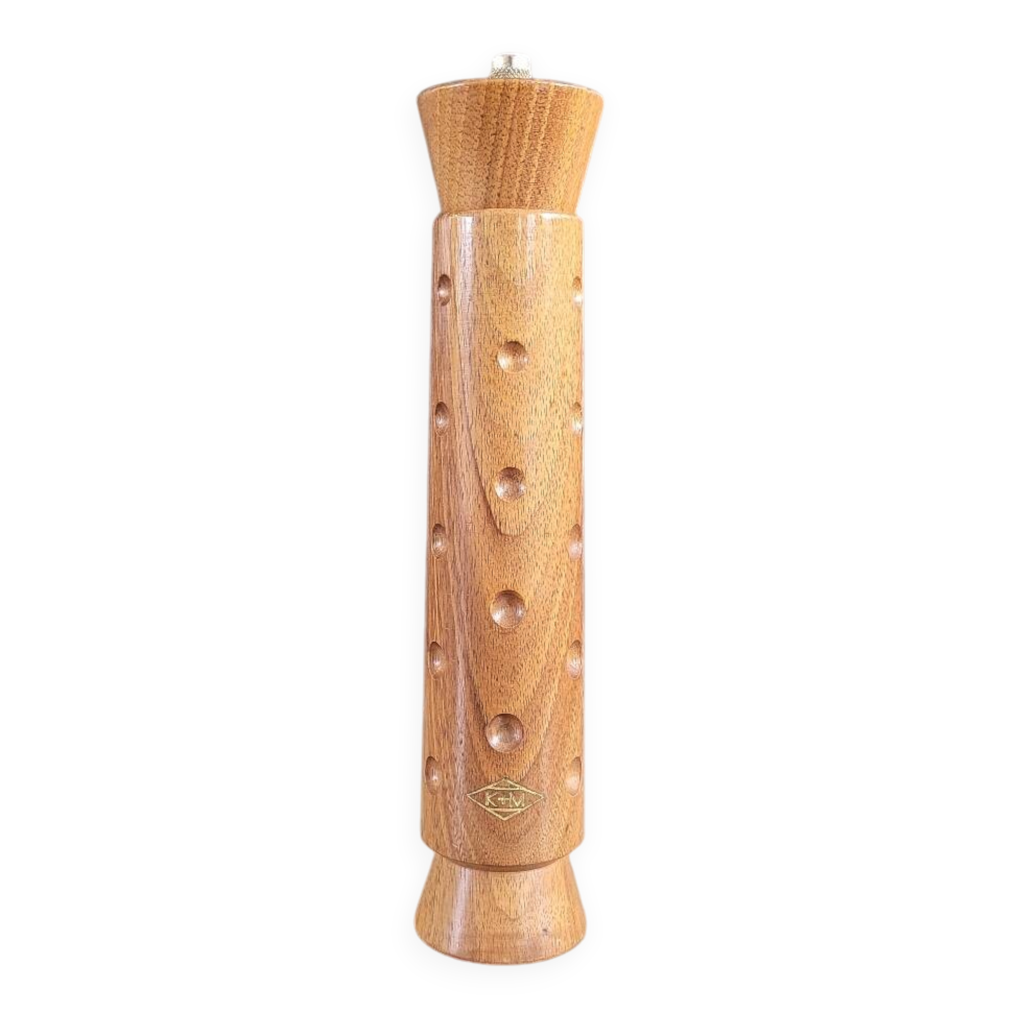 Vintage teak pepper mill Haenlein Winterthur