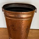 Copper umbrella holder