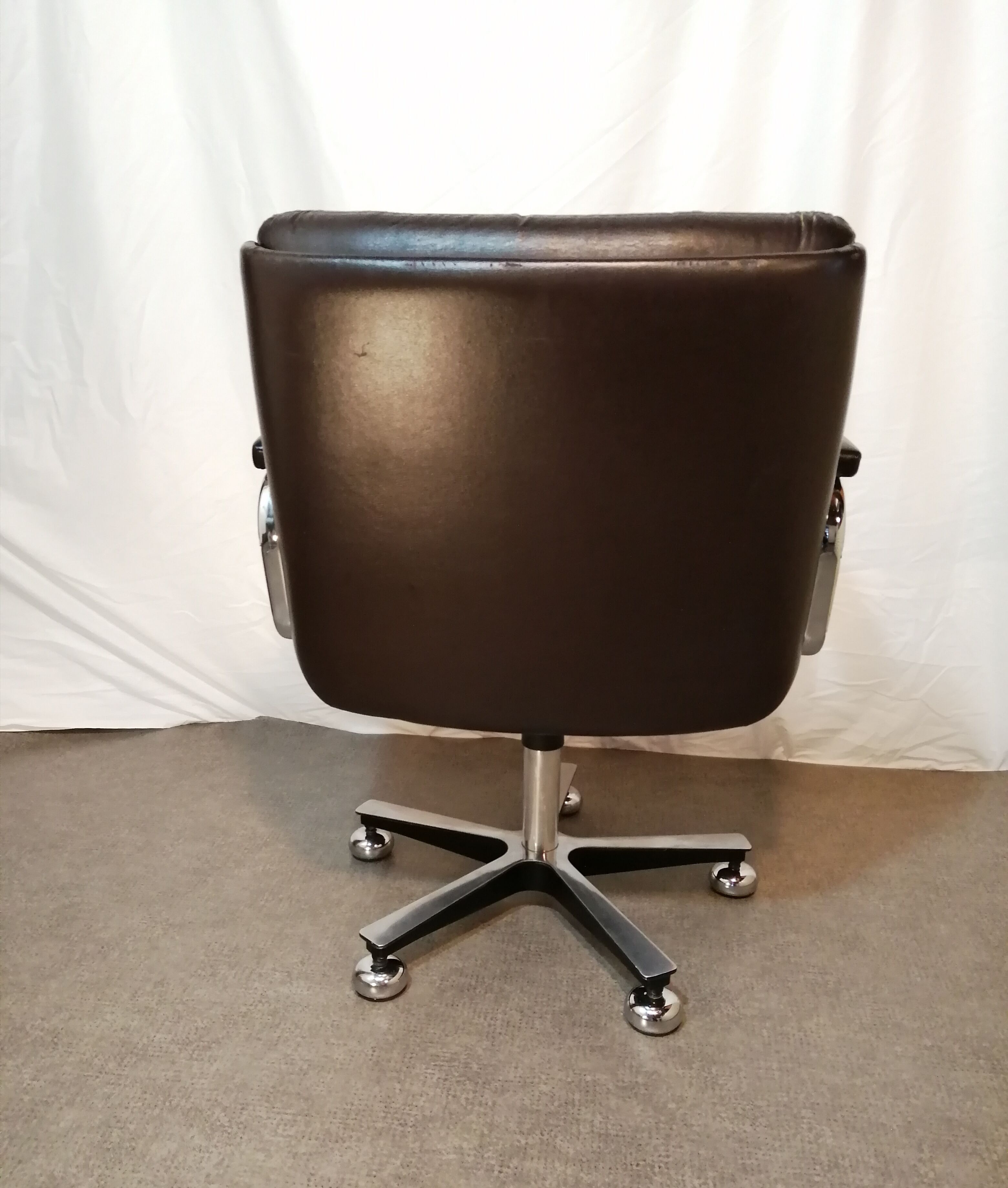Fauteuil de bureau italien vintage