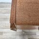 1960s walnut chest of drawers with iron and brass details