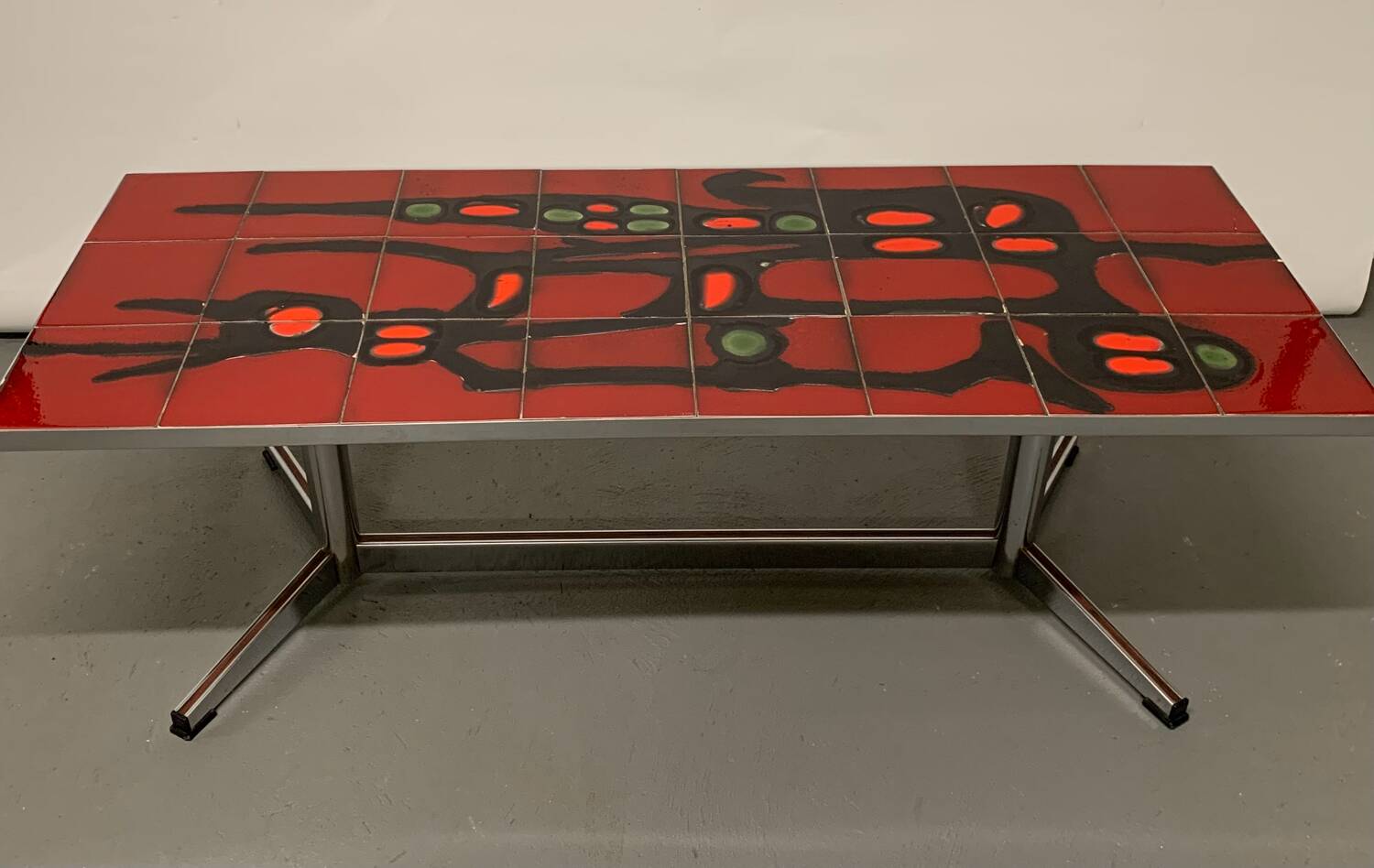 Adri style vintage ceramic coffee table