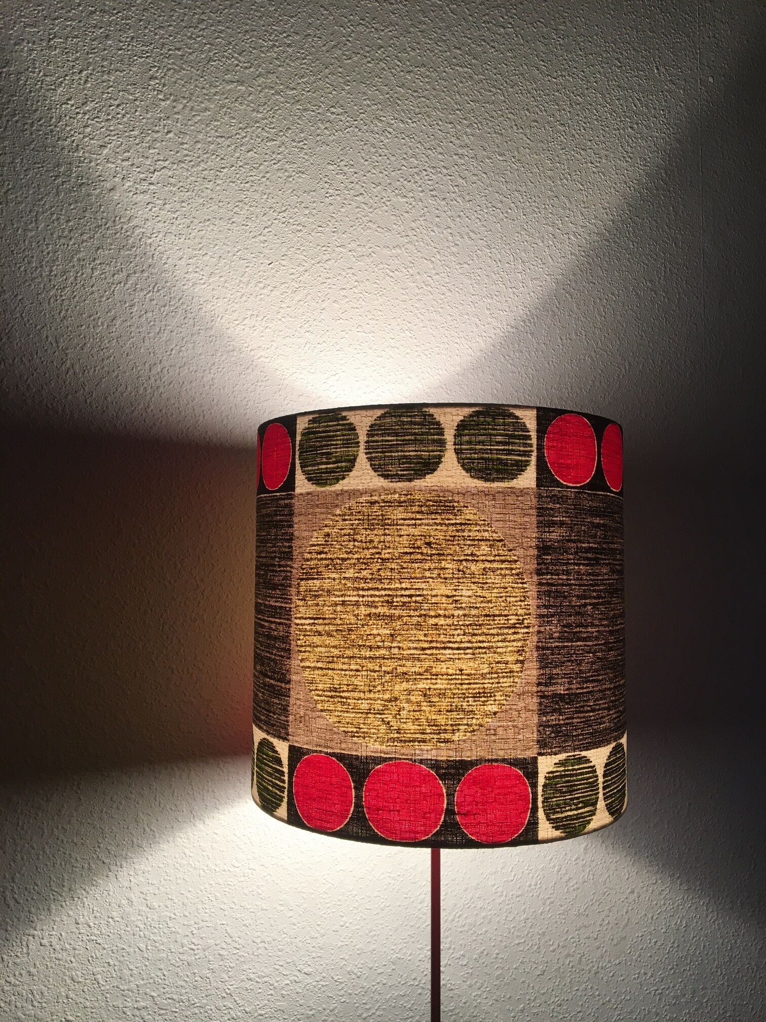 Start lampshade - vintage fabric