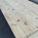 Large monastery farmhouse table stripped in raw wood, extendable from 200 to 300 cm.