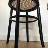 Stool wood and caning
