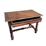 Louis XIII desk in walnut