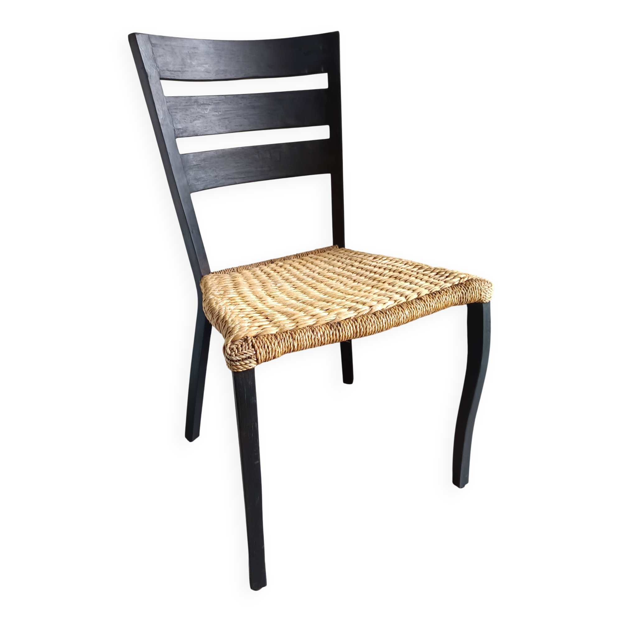 Italian designer rope chair in the Spinetto/Gio Ponti style