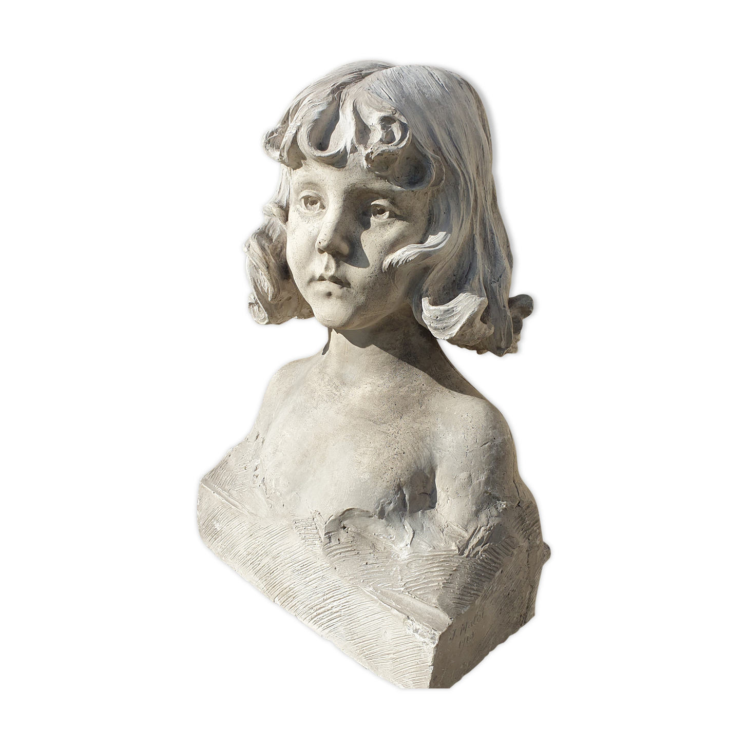 Bust Child in Platre
