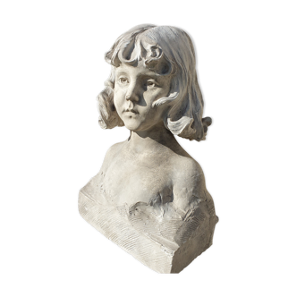Bust Child in Platre
