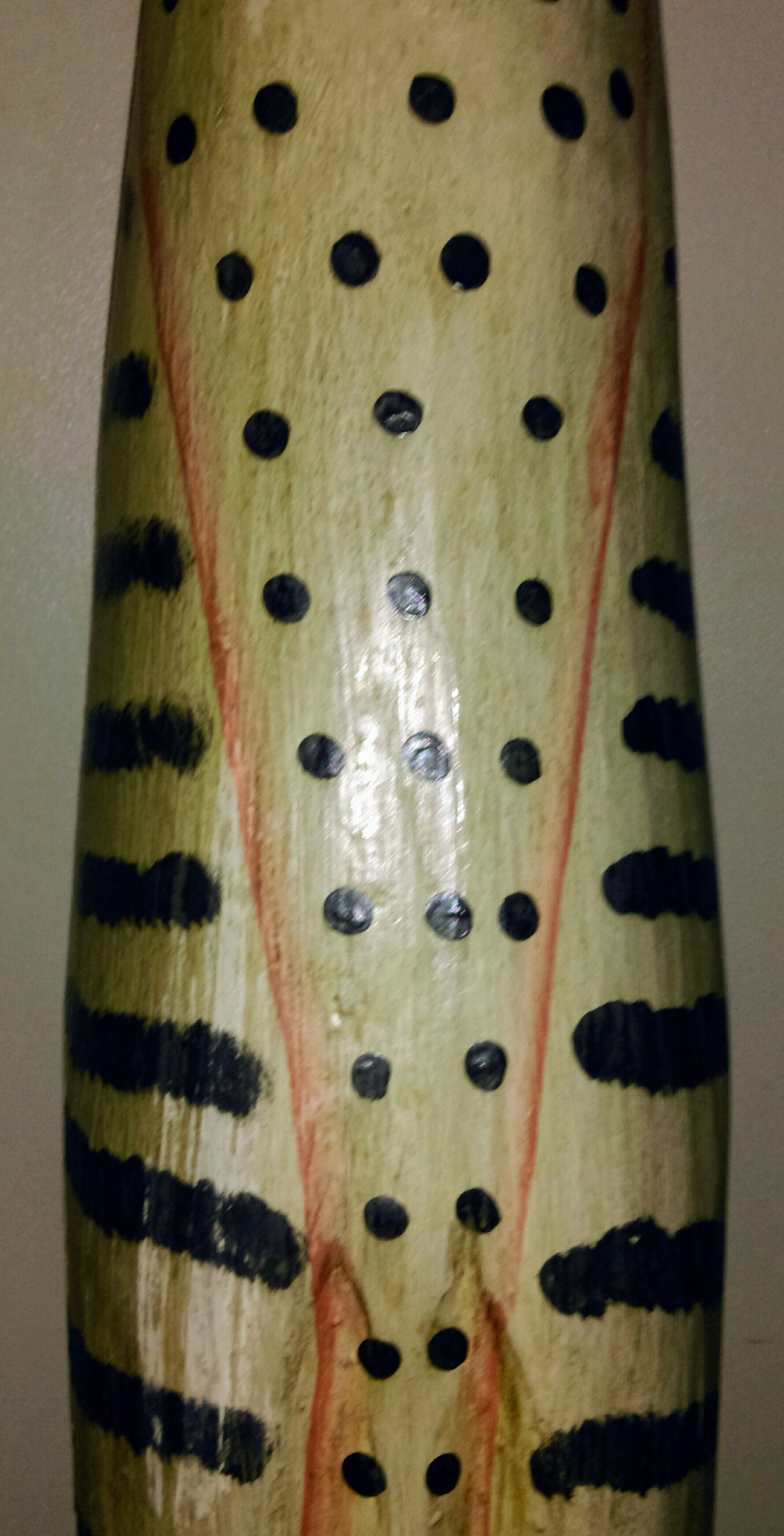 Sculture léopard bois type asiatique ancienne