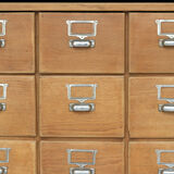 Furniture of trade: dresser of apothecary.