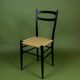 Vintage Italian cord chair from the 1960s by Gio Ponti.