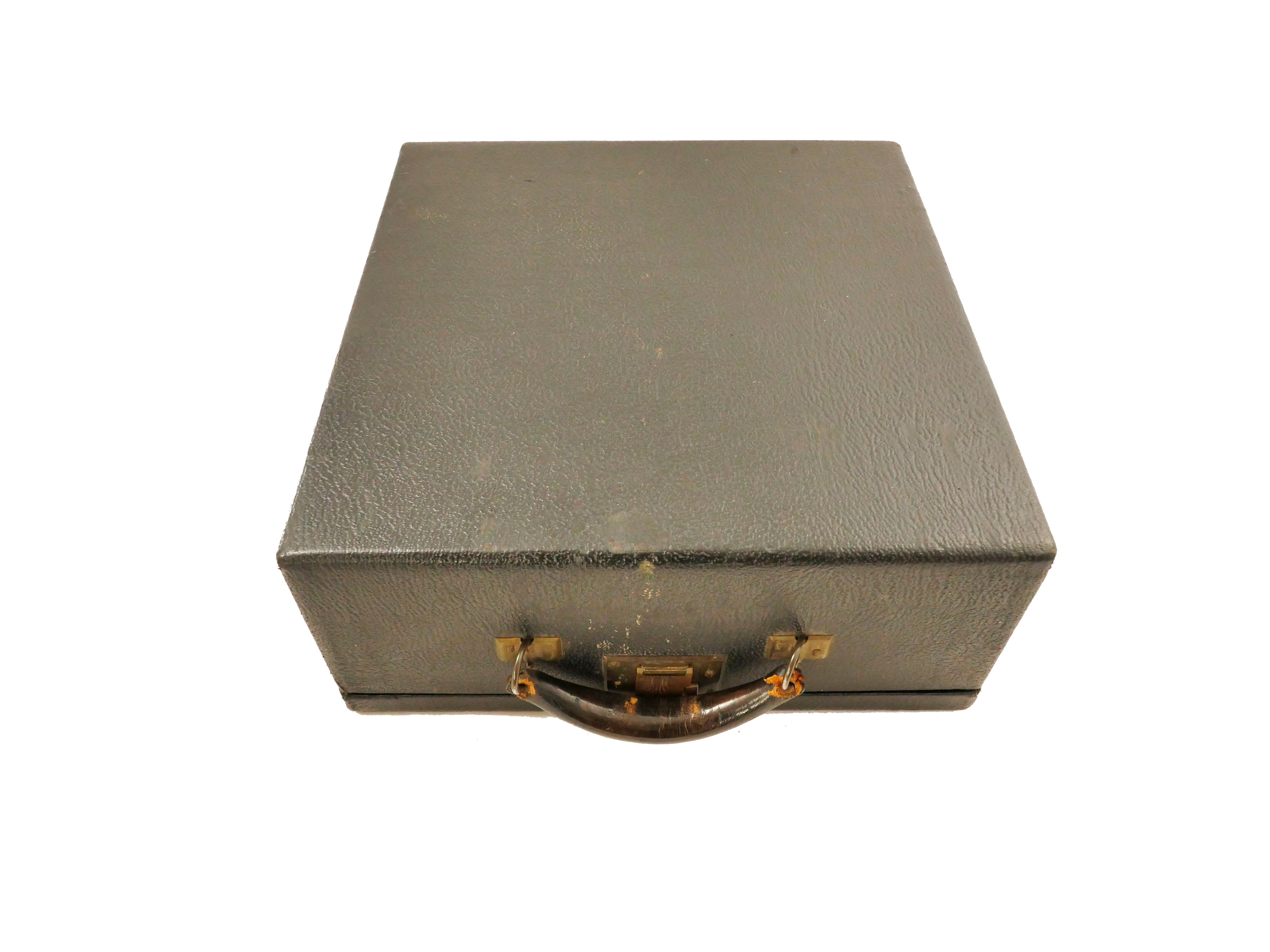 Machine à écrire Remington Noiseless portable noire de 1935 révisée ruban neuf