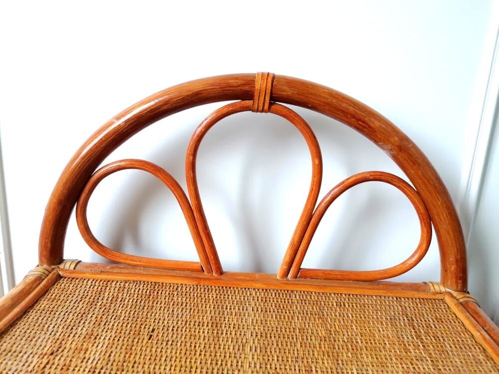 Rattan bedside table 1960