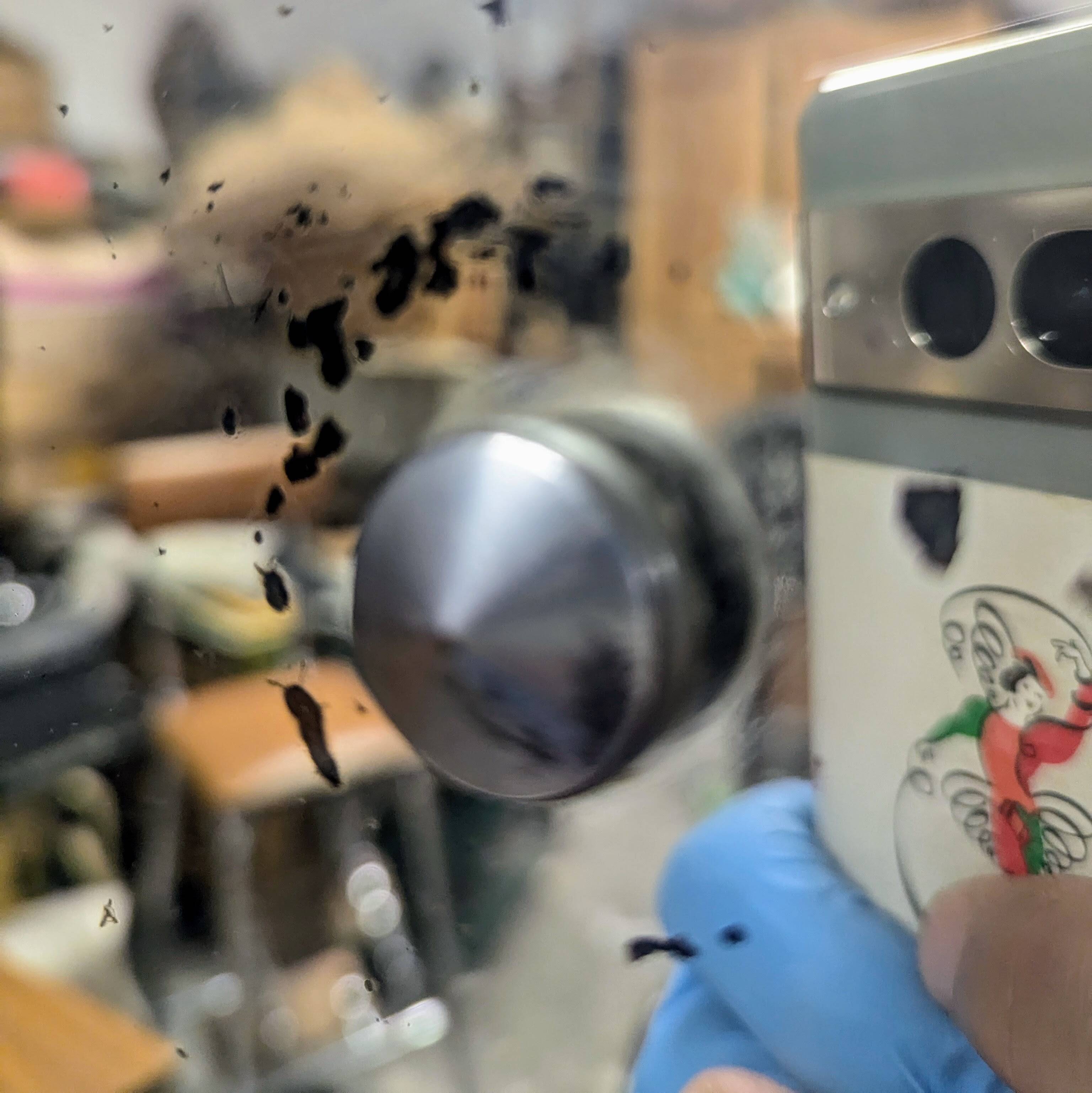 1930s beveled octagonal mirror