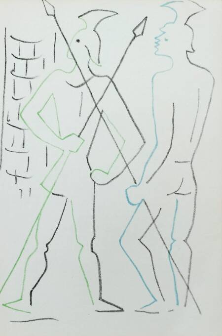 Jean Cocteau – Rare set of 3 lithographs – 1957 – Limited edition
