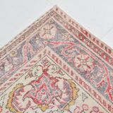 Red & Cream Classic Turkish Vintage Rug, 205x310Cm