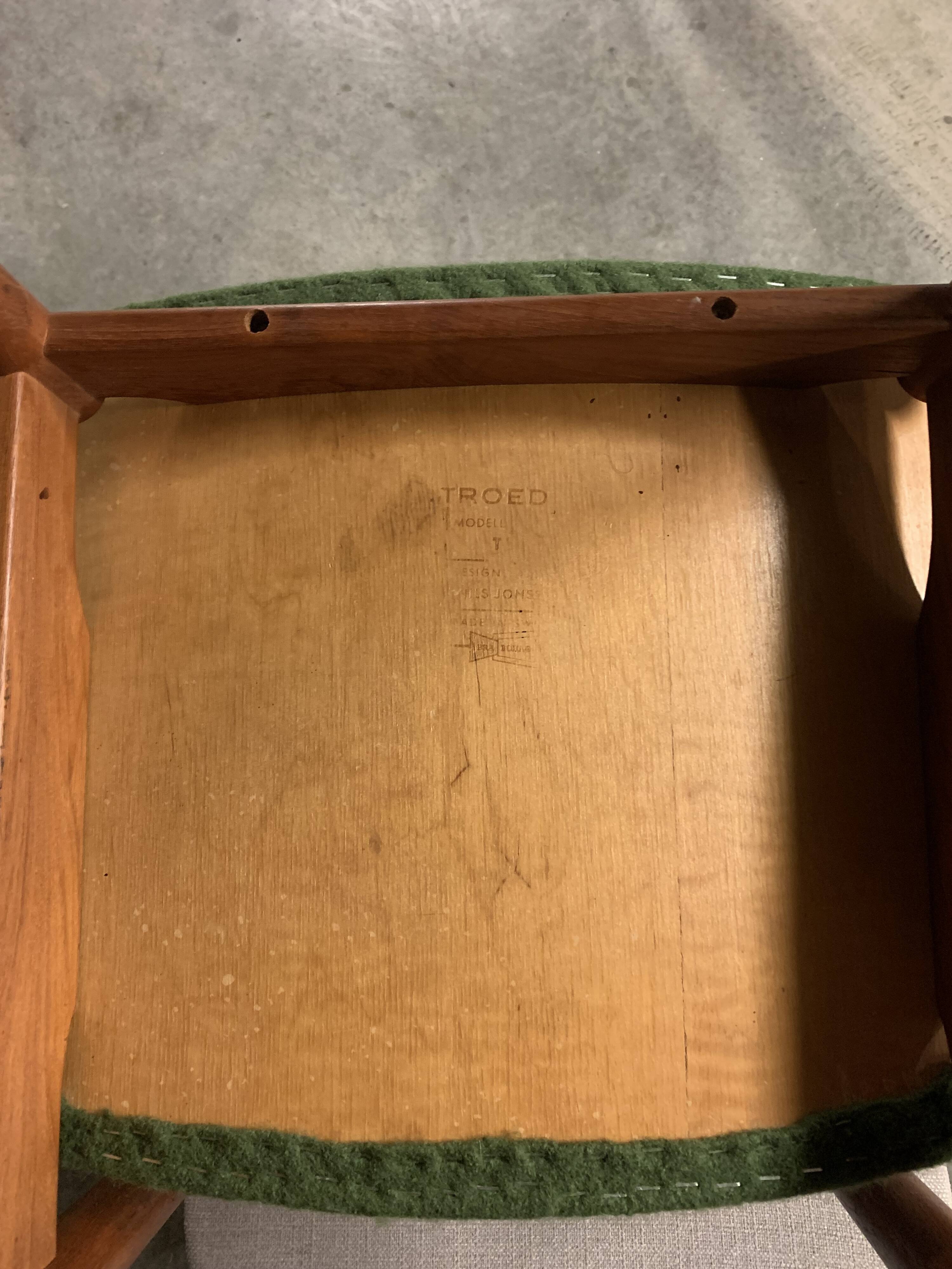 Scandinavian teak chair by Nils Jonsson