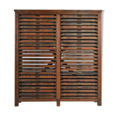Wooden optician furniture with 46 drawers