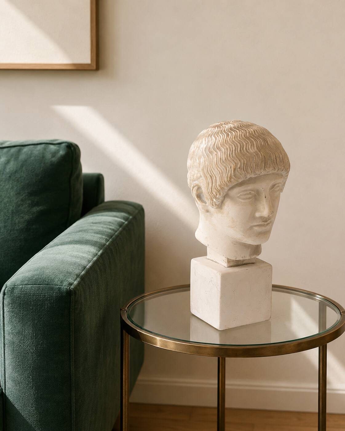 Plaster bust of a man of the blond Ephebe, 1970s.