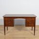 Mid-Century Freestanding Teak Desk, Denmark, 1960s