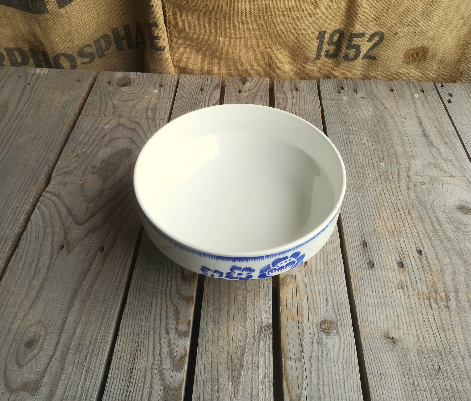 Ancient Saladier ceramics by Digoin Sarreguemines Model Simone