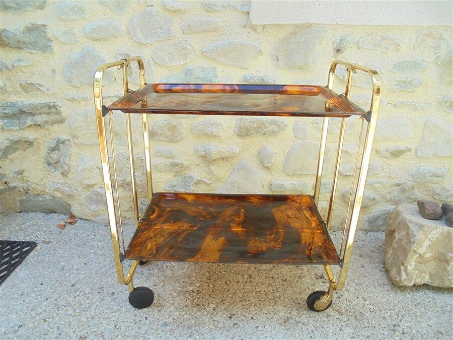 Folding serving tortoiseshell pattern