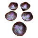 Set of 5 Vallauris ceramic bowls