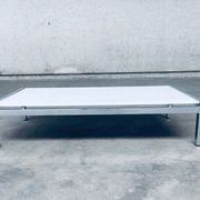 Postmodern Italian Carrara Marble Low Coffee Table, 1970s
