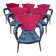 6 Scarabas chairs model André T designed by Bofek Sipek