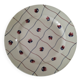 Large vintage gien chevreuse model dish