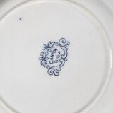 12 plates with large dish, Boch Frères Canton