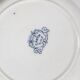 12 plates with large dish, Boch Frères Canton